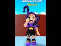 Lily Speed Test??? 😁👀 #roblox #shorts @CrackyGaming1