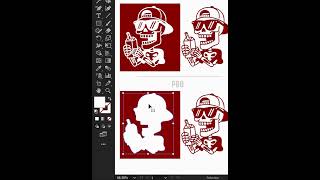 How to reverse a logo to place it on a colored background in Illustrator #illustratortutorial
