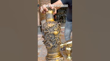 Bình đồng xưa #đồcổcầnthơ #đồcổ