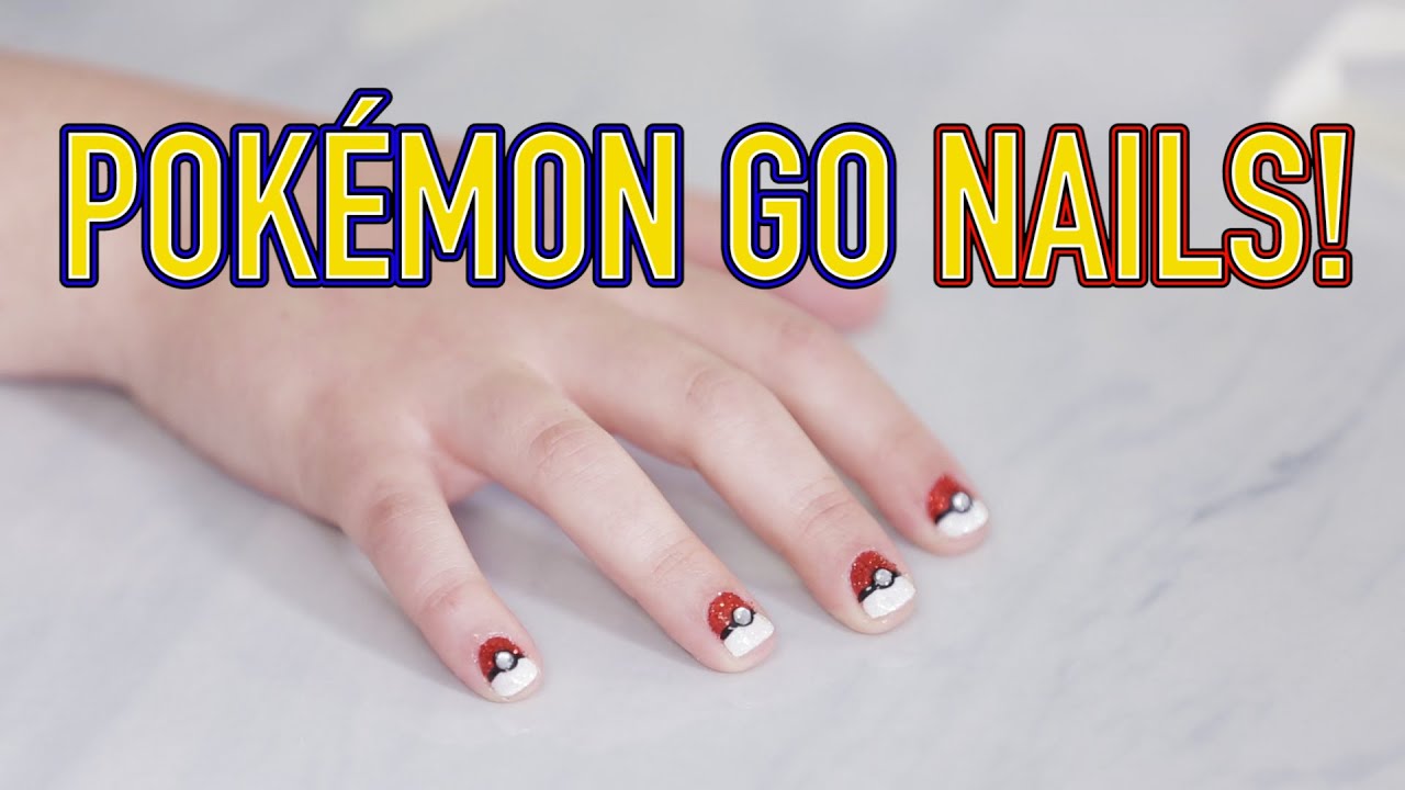 ✭✭ POKÉMON GO Inspired Nail Design ✭✭