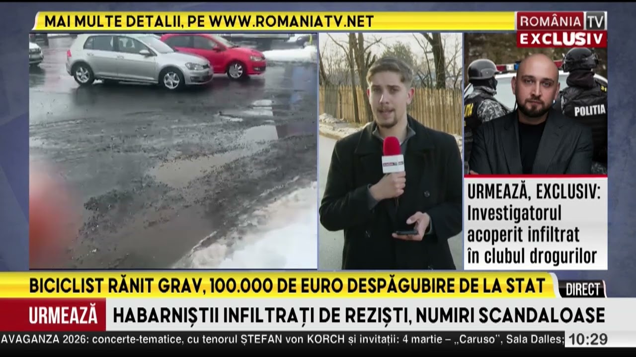 Un biciclist rămas fără splină din cauza unei gropi din București va primi daune de 100.000 de euro