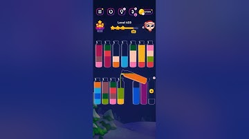 water sort puzzle - Get color level 633