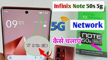 infinix note 50s 5g network settings / infinix note 50s me 5g kaise chalaye