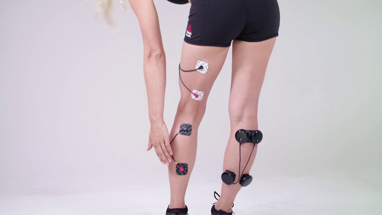 Calf Muscle Electrode Pad Placement