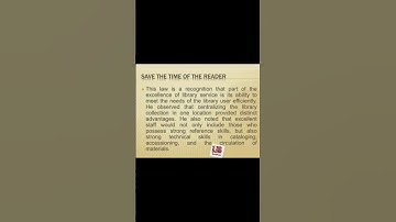 Fourth law of library science by ranganathan #shorts_ #library #libraryscience #lis by kulsum