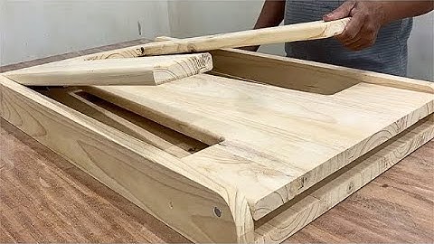 Rookie Carpenter Builds a $1,000 Folding Table That Turns Into a Suitcase — Stuns His Boss 😳🔥