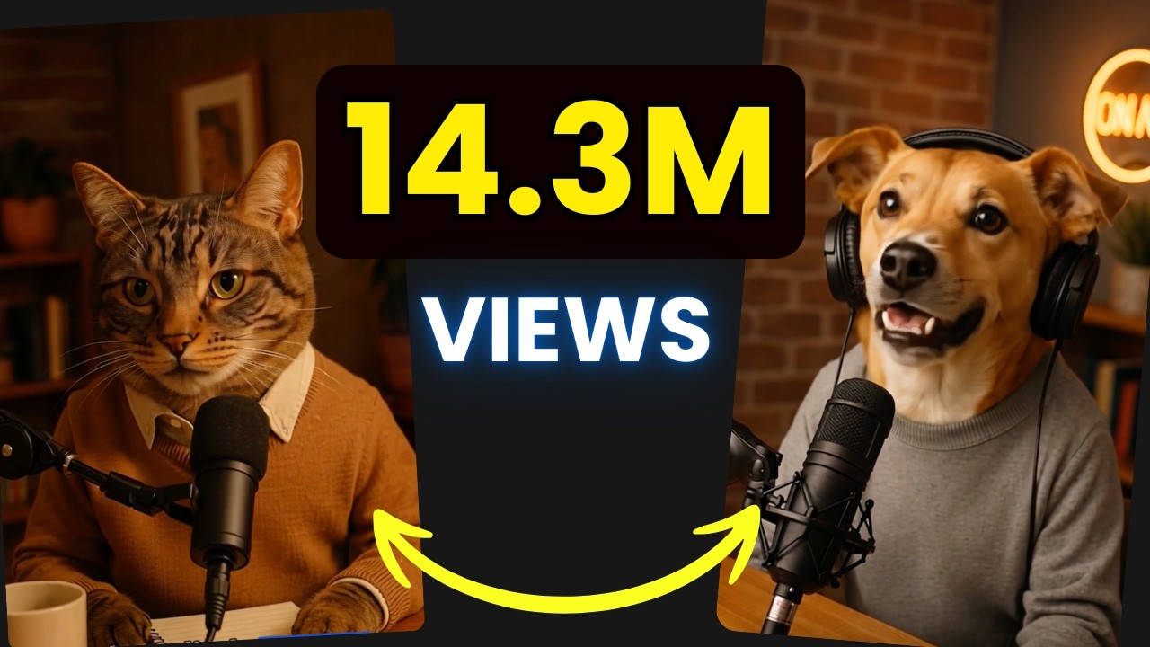 How to Create the Viral Talking Animal AI Podcast Videos on Autopilot (No-Code n8n Tutorial)