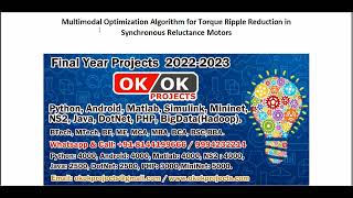 Multimodal Optimization Algorithm for Torque Ripple Reduction in Synchronous Reluctance Motors