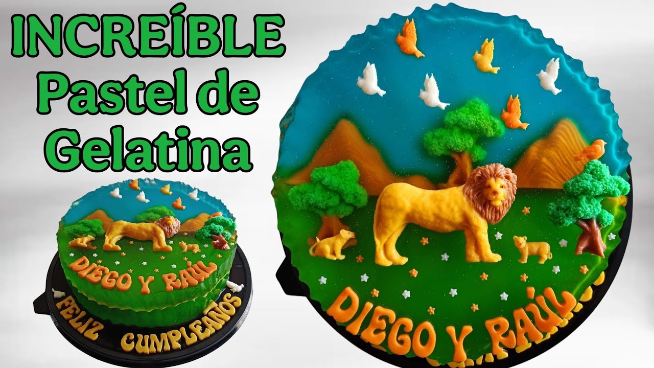 Decoración en capas / Gelatina Artística paso a paso 