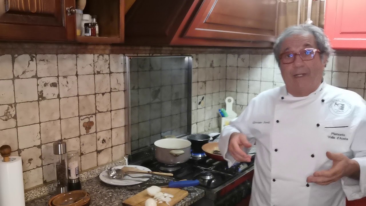 Sanguinaccio con cipolla stufata