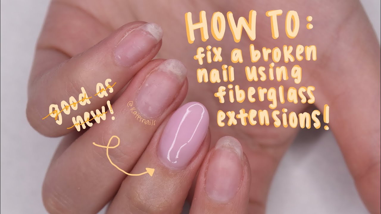 How to do Fill on Fiberglass Nails Step by Step - YouTube