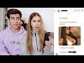 Reading My Boyfriend's Instagram DM’s During Our Break Up!