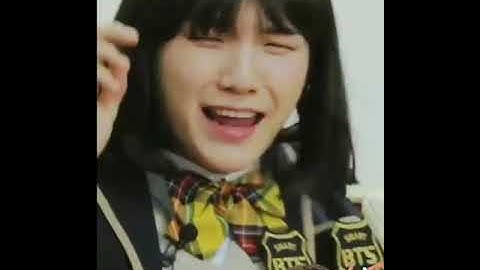 Min yoongi as Min yoonji 😂😳💜