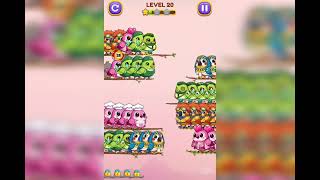 Bird Sort 3 Color Puzzle Level 20 Game Walkthrough screenshot 5