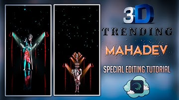 Mahadev 3D flash effect alight motion status editing tutorial|mahadev 3d status editing tutorial|A63