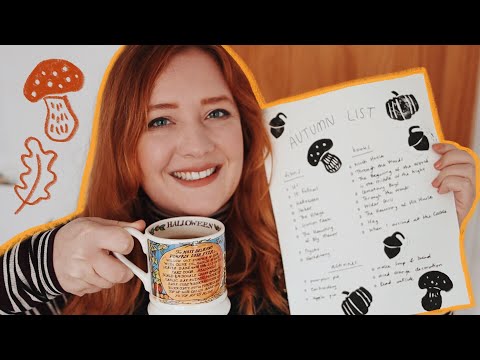 🍂 Crafting an autumn activities and reading list | linocutting