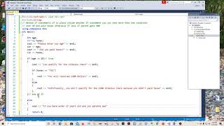 Programming with C++ Nested If