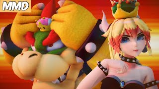 [ MMD Super Mario Bros ] Bowser transformation into BOWSETTE! (Miraculous Ladybug style - animation)