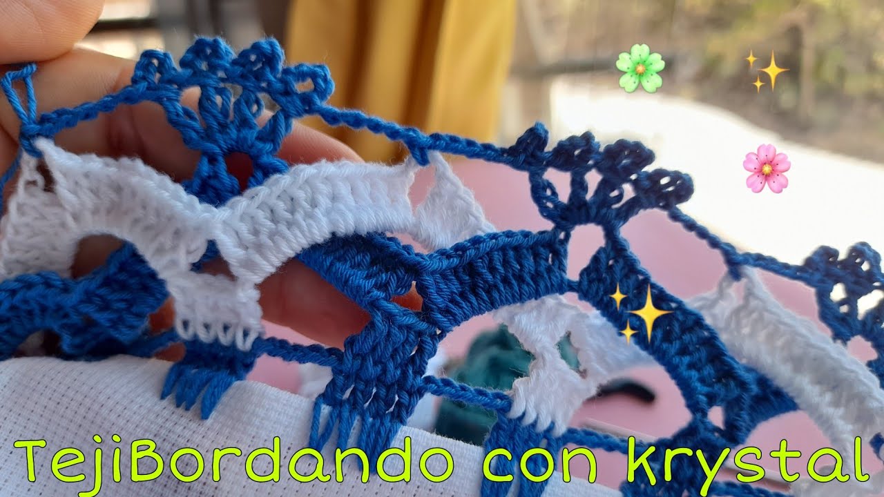 Puntilla #68 2 colores q conbinan precioso