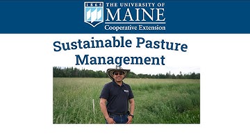 Sustainable Pasture Management