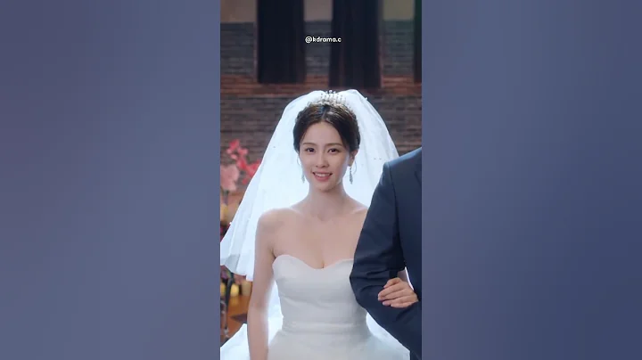 Bailu in wedding dress 😍 #cdrama #dylanwang #bailu #weddingday #cute #couplegoals