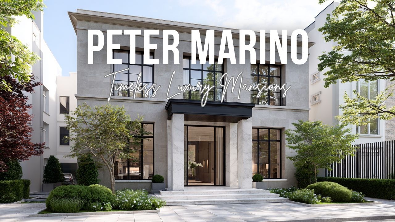 Timeless Luxury Mansions inspired by Peter Marino refined architectural mastery style