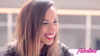 Leona Lewis Backstage at her photoshoot for Fabulous (UK) Magazine