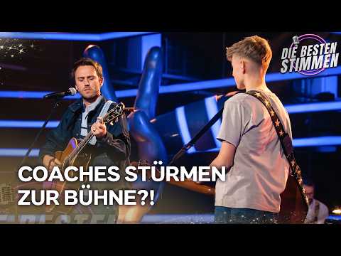 Er hört auf zu singen... Dann kämpfen die Coaches um ein Duett mit ihm?! | Die Besten Stimmen [4K]