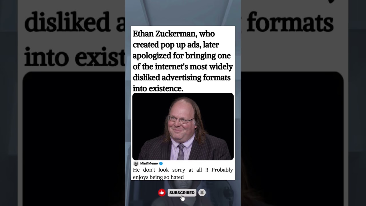 Ethan Zukerman apologized for bringing one of the internet’s most widely disliked advertising format