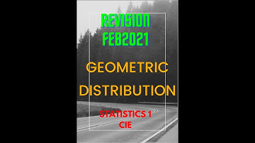 OCR Geometric Distribution Exam Q7