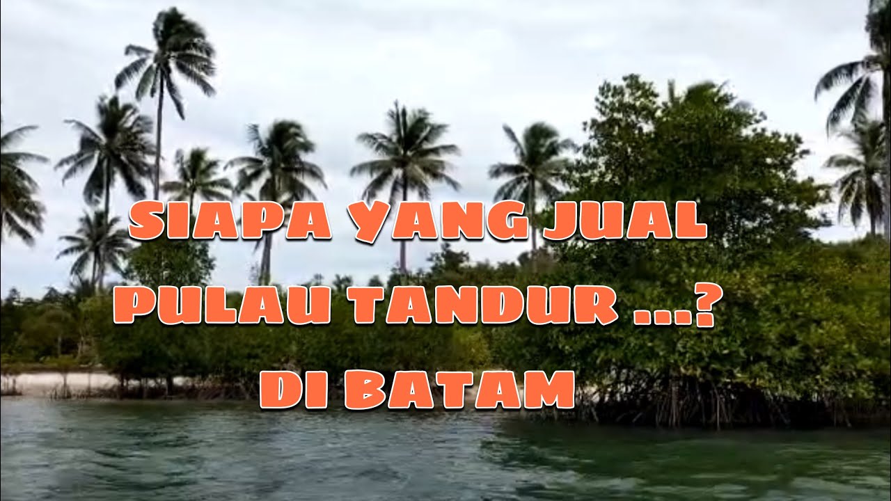 SIAPA YANG JUAL PULAU TANDUR ...? DI BATAM