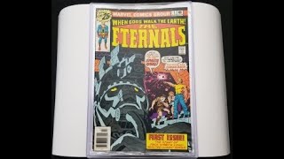 1976 MARVEL ETERNALS 1 Origin/1st appearance Jack KING Kirby Bronze Age Comic Book KEY (Peek Inside)