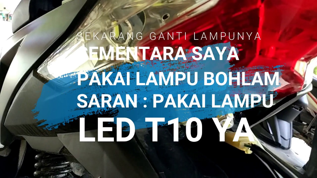 CARA GANTI LAMPU REM MATI VARIO 150 125 YouTube