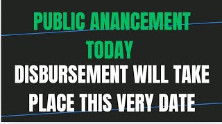 DISBURSEMENT WILL TAKE PLACE THIS DATE #disbursement #funding #grantfunding