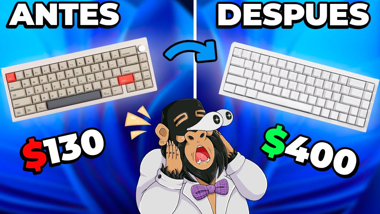HICE un TECLADO MECÁNICO CUSTOM Español con CERAMICA!