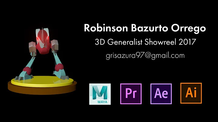 3D Generalist Showreel 2017 - Robinson Bazurto Orr...