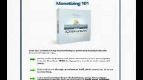 Blogging with John Chow   Blogger who runs one of the bigges