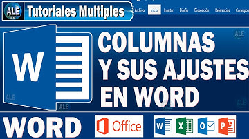 COLUMNAS Y SUS AJUSTES | Como Dividir Varias Columnas En Word ✅