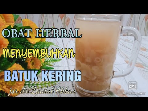 Dr Zaidul Akbar Obat Batuk Kering