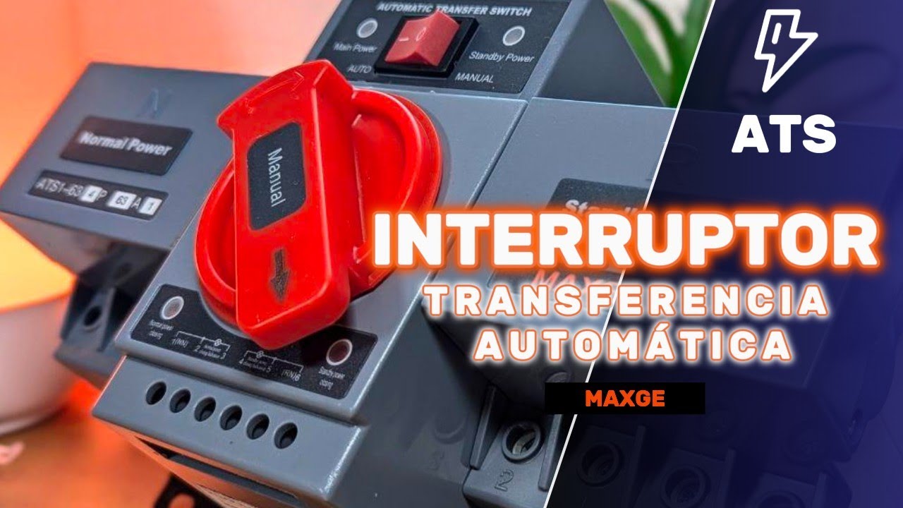 Interruptor de Transferencia Automática (ATS) para Cuadros Eléctricos⚡