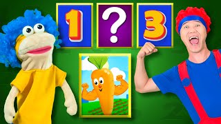 Guess by Numbers 123 with Puppets | D Billions Kids Songs Resimi