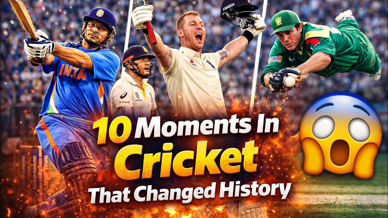 Top 10 Cricket Moments That Shocked The World 🏏😱 - YouTube