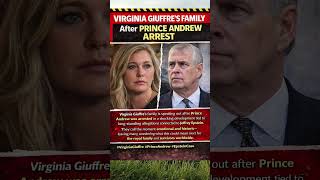 Prince Andrew Arrest Sparks Emotional Reaction From Giuffre Family #short #shorts #celebrity #celebs