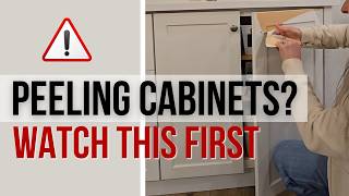 I Removed the Peeling Coating From My Cabinet Doors - Here’s What You Need to Know
