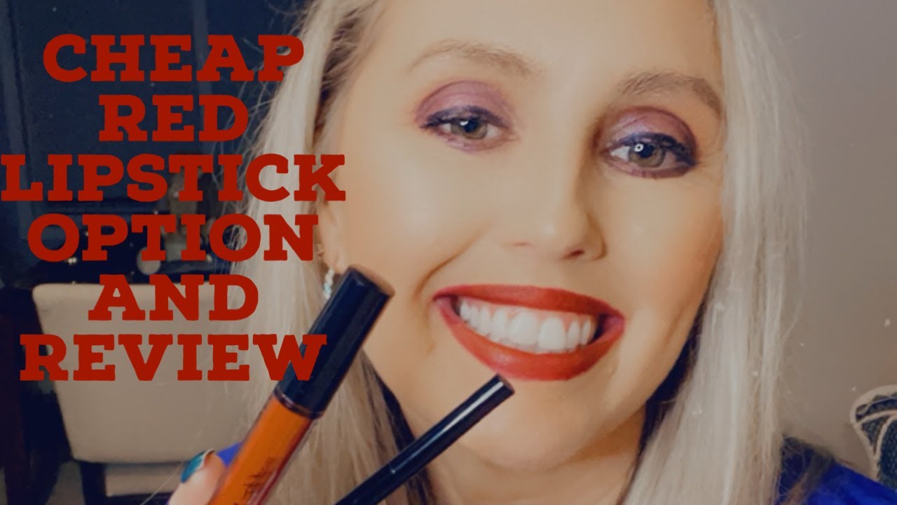 RED "TAYLOR SWIFT" STYLE LIPSTICK - INEXPENSIVE OPTION AND REVIEW