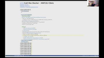 Call the (HDF) Doctor with Gerd Heber (Session #12, May 11, 2021)