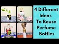 Perfume Bottle art/Reuse of empty Perfume Bottle/Glass Bottle art/Home Decor ideas/Best out of Waste