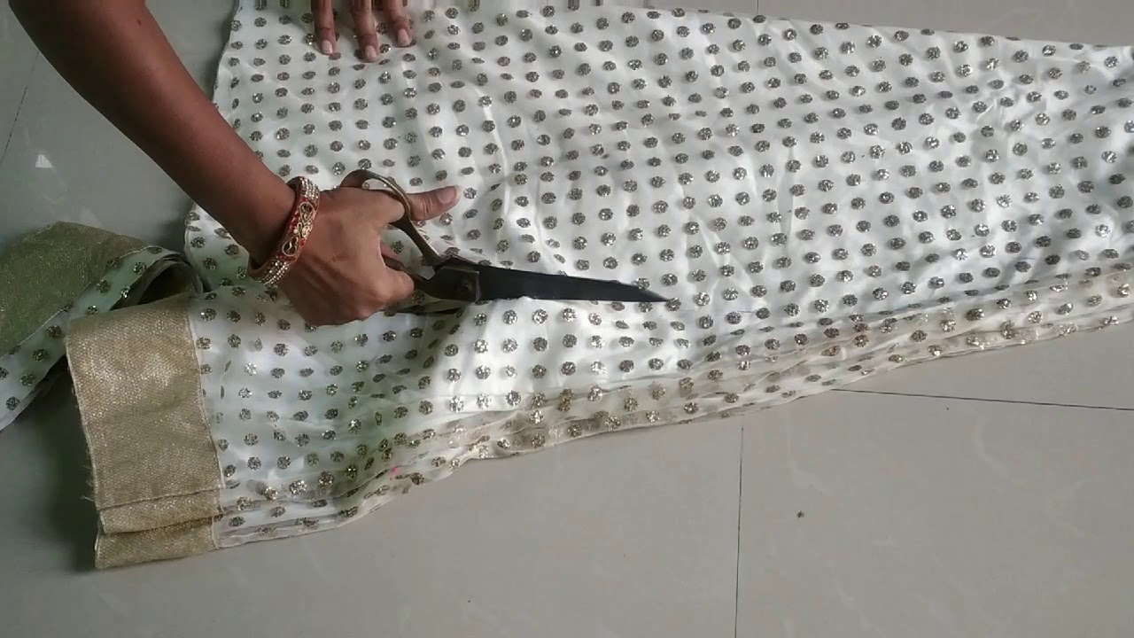 how to convert anarkali kurti to straight kurti  उम्ब्रेला कट कुर्ती को सीधी कुर्ती मे बदले