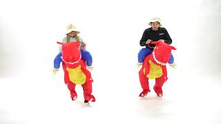 Bodysocks Adult Inflatable Dragon Costume
