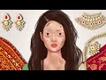 Traditional INDIAN BRIDAL Makeup Animation //Giving a HOMELESS woman BRIDAL MAKEOVER //